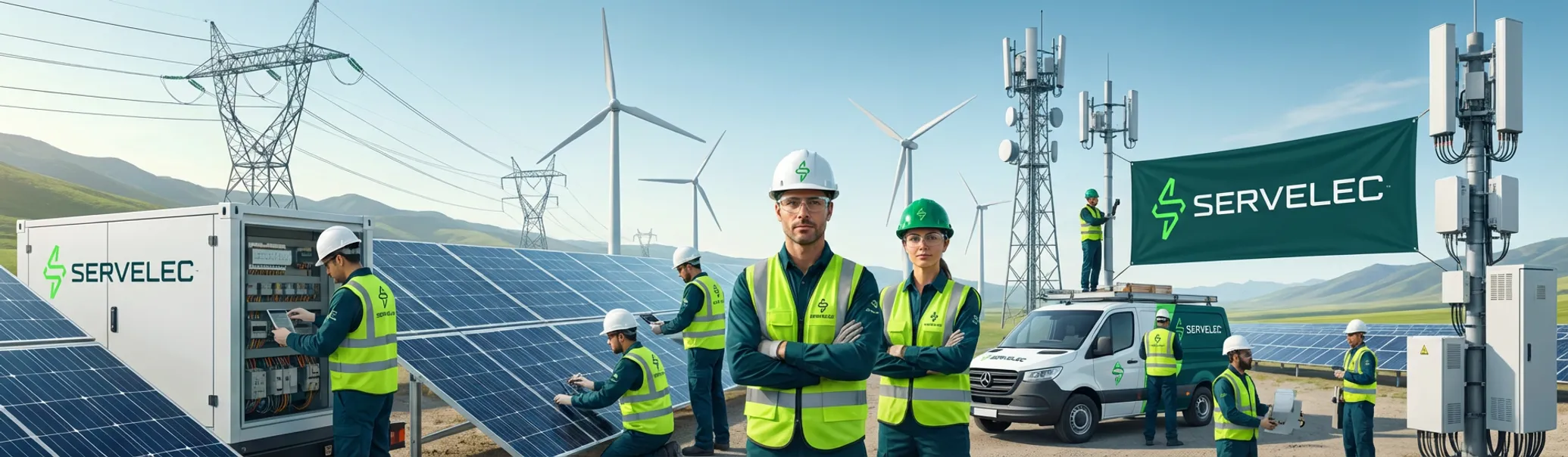 Modern logistics warehouse with advanced automation